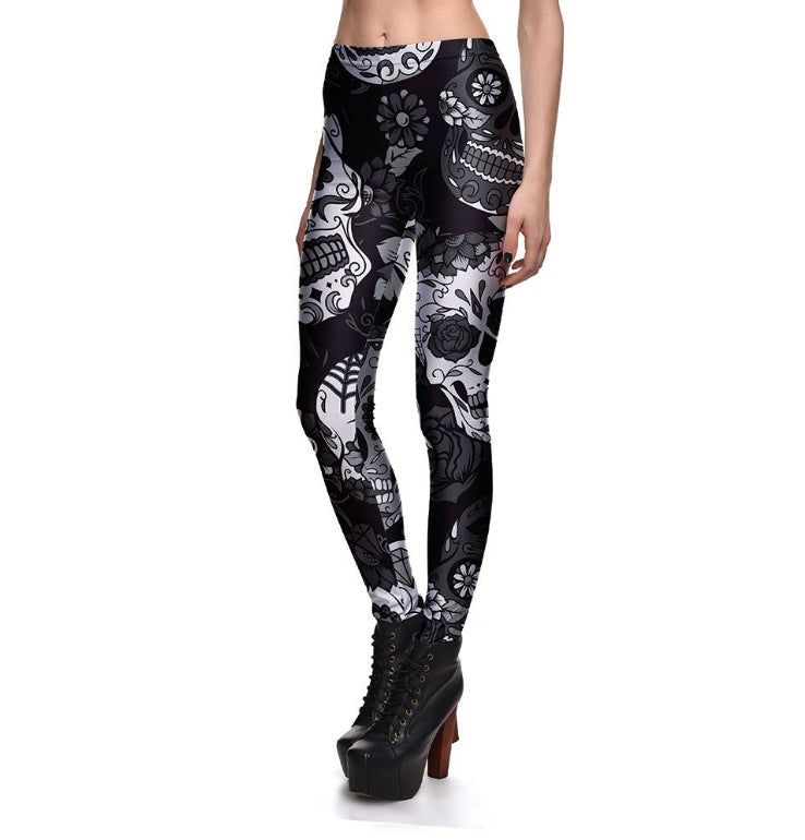 Quick-Drying And Breathable Digital Printed Yoga Pants