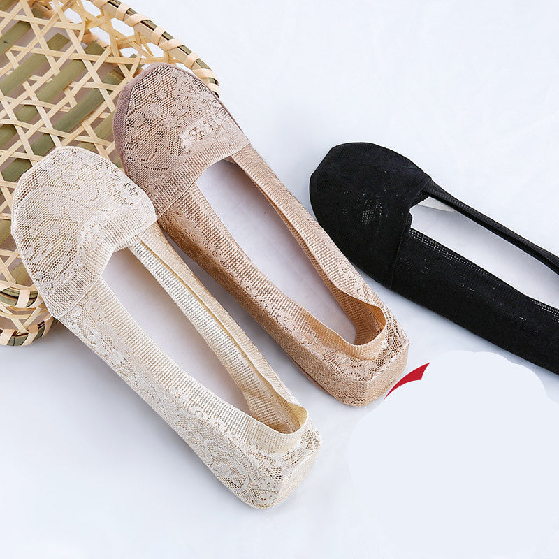 Thin Shallow Cotton Invisible Socks