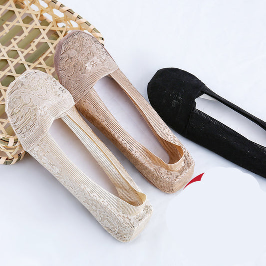 Thin Shallow Cotton Invisible Socks