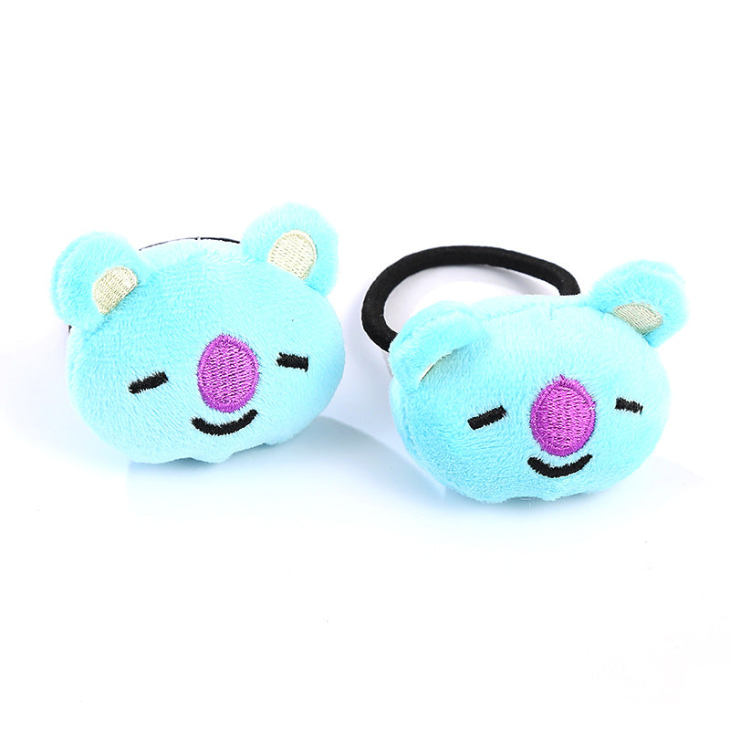 Cartoon Plush Doll Hair Band Love Hairpin Rabbit Hair Band Animal Hair Band