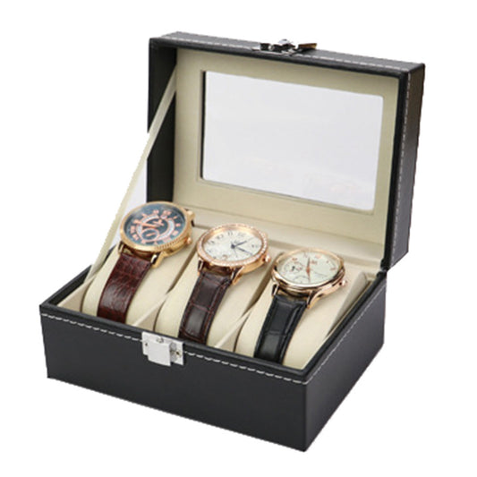 watch box jewelry gift dedicated display storage box 3-digit