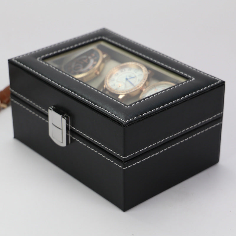 watch box jewelry gift dedicated display storage box 3-digit