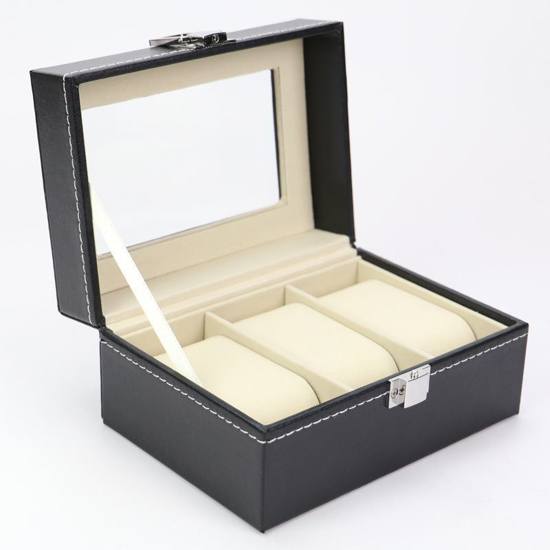 watch box jewelry gift dedicated display storage box 3-digit