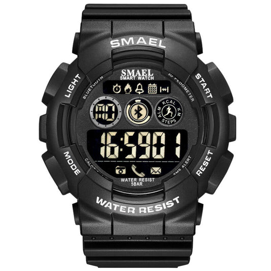 Outdoor Waterproof Japanese Movement Multifunctional Sports Rubber Watch