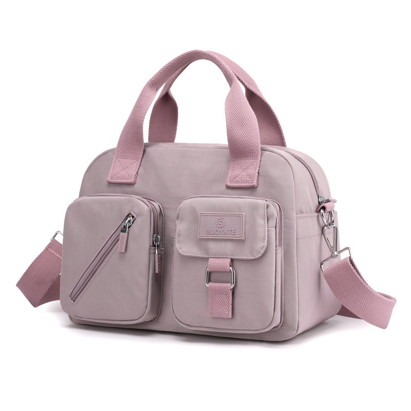 Fashion Portable Nylon Fabric Crossbody Handbag