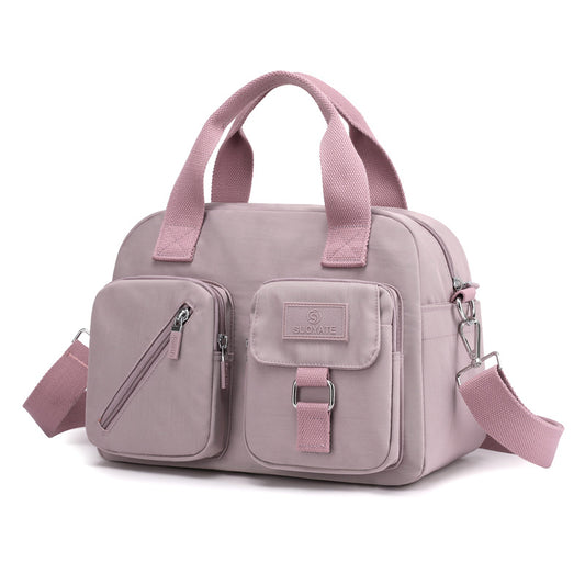 Fashion Portable Nylon Fabric Crossbody Handbag