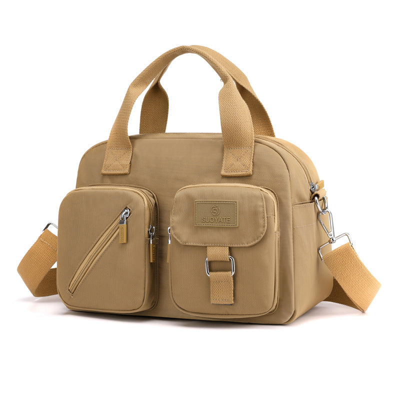 Fashion Portable Nylon Fabric Crossbody Handbag