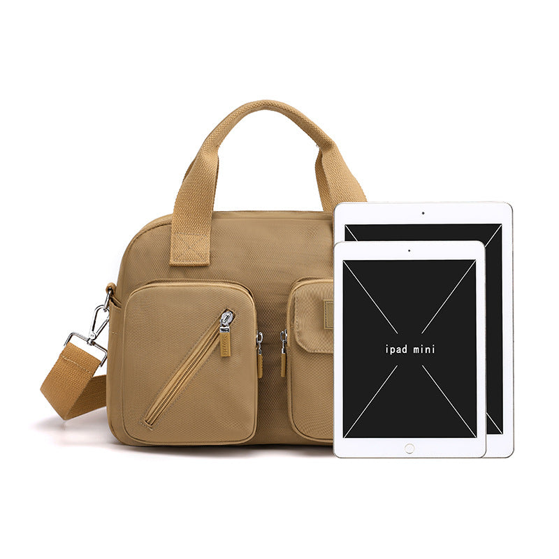 Fashion Portable Nylon Fabric Crossbody Handbag
