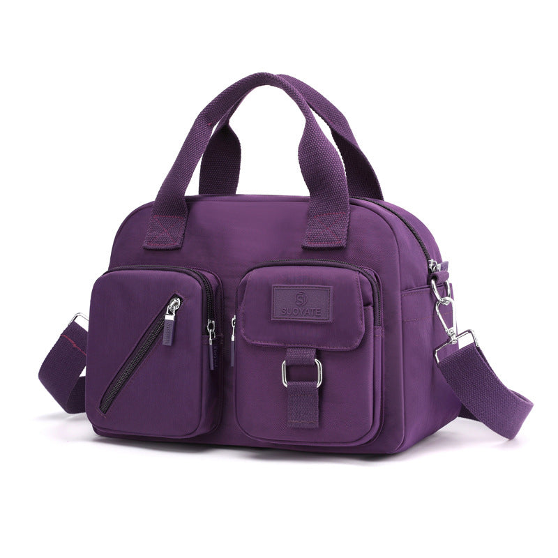 Fashion Portable Nylon Fabric Crossbody Handbag