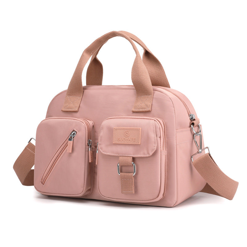 Fashion Portable Nylon Fabric Crossbody Handbag
