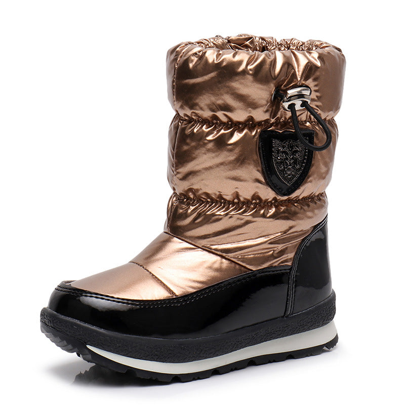 Children's Parent Child Snow Boots Girls Wool Winter Boots