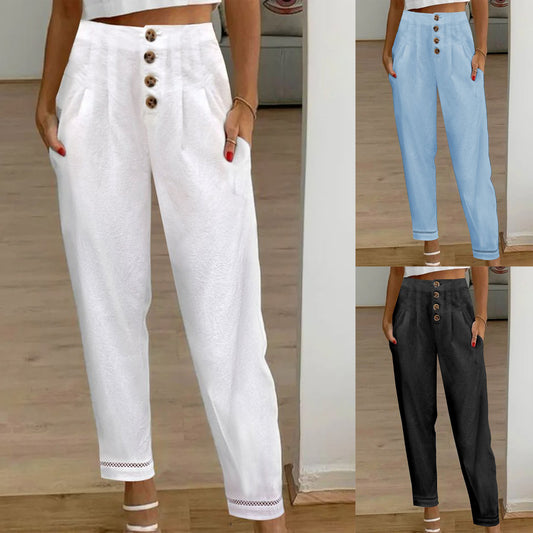 Women's Casual Trousers Temperament Commute Tappered Pencil Pants