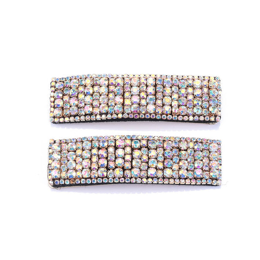 Full Rhinestone Women's Super Flashing Hairpin Set