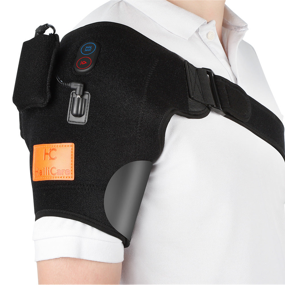 Heating Massage Shoulder Guard Vibration Hot Compress Physiotherapy