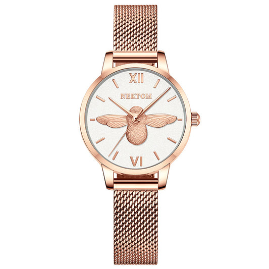 Ladies Bee Watch Fashion Trend All-Match Quartz Watch