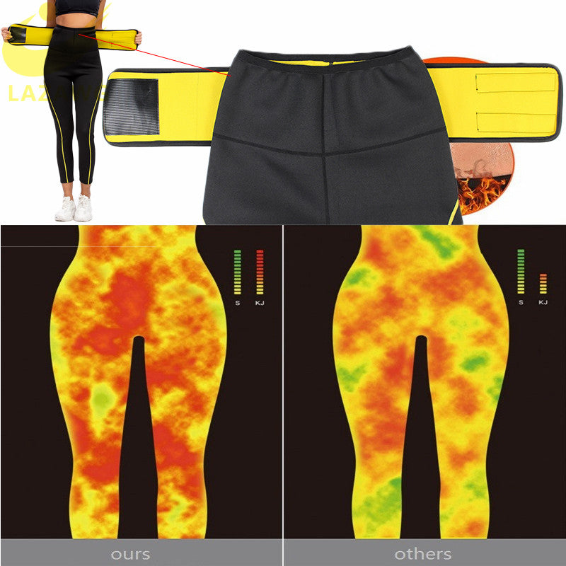 Pressurized Waist Tight Sweat Pants Fitness Yoga Pants