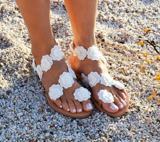 Flat-Bottomed Women's Fashion Plus Size Sandals