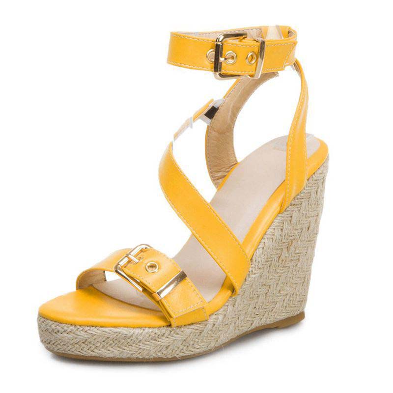 Fashion Women's Open Toe Wedge Platform Sandals