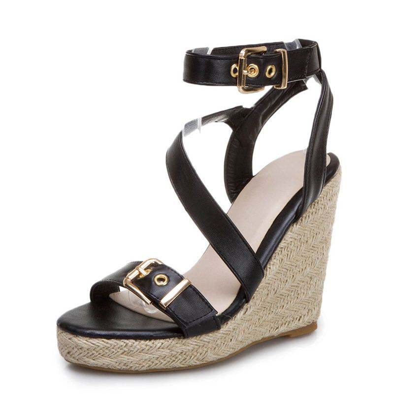 Fashion Women's Open Toe Wedge Platform Sandals