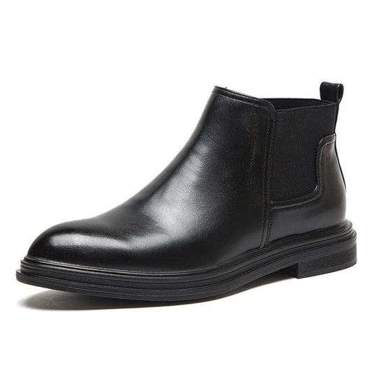 British Set Foot Leather Boots Business Men's Boots