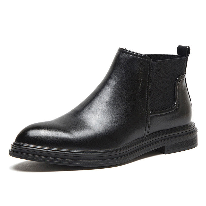 British Set Foot Leather Boots Business Men's Boots