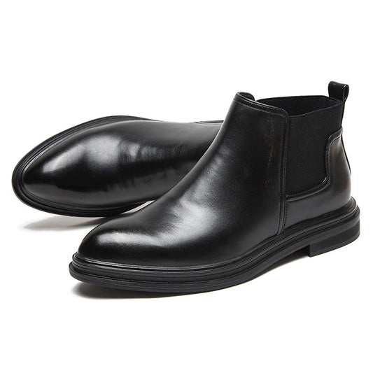 British Set Foot Leather Boots Business Men's Boots