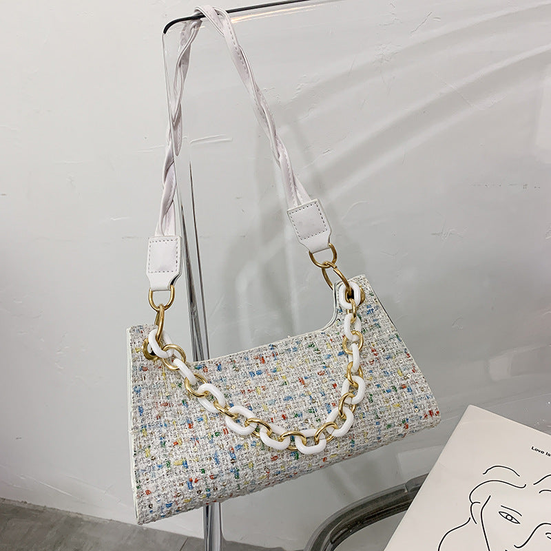 Woven Underarm Bag All-Match One-Shoulder Messenger Bag