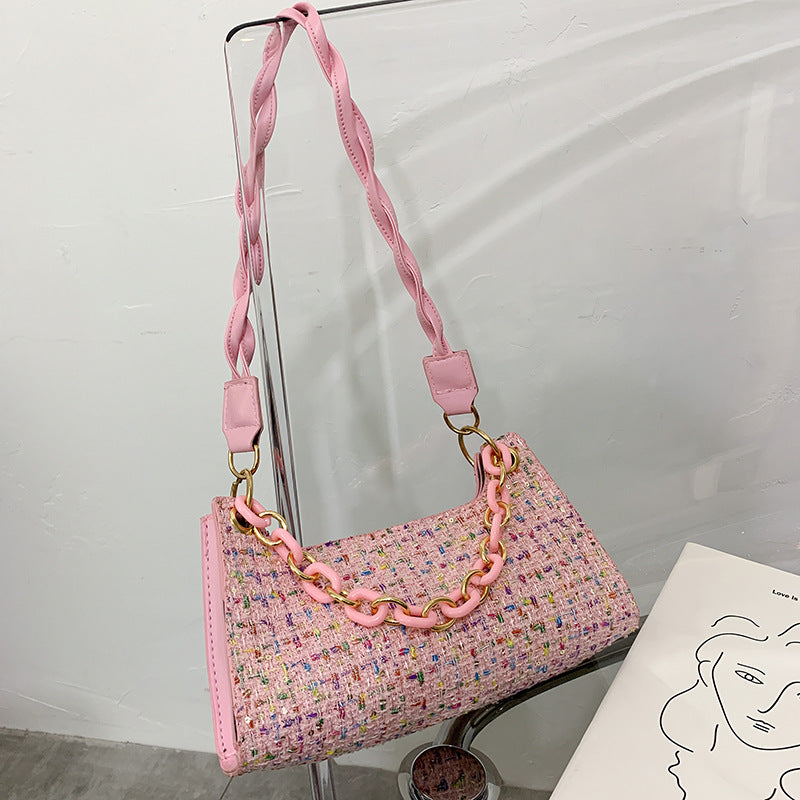 Woven Underarm Bag All-Match One-Shoulder Messenger Bag