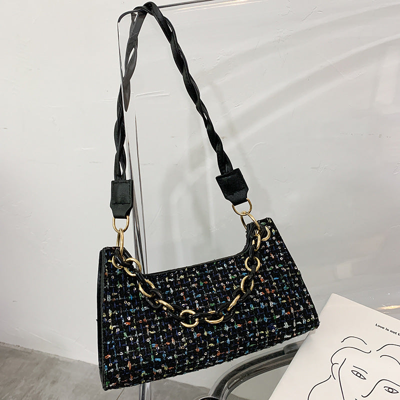Woven Underarm Bag All-Match One-Shoulder Messenger Bag
