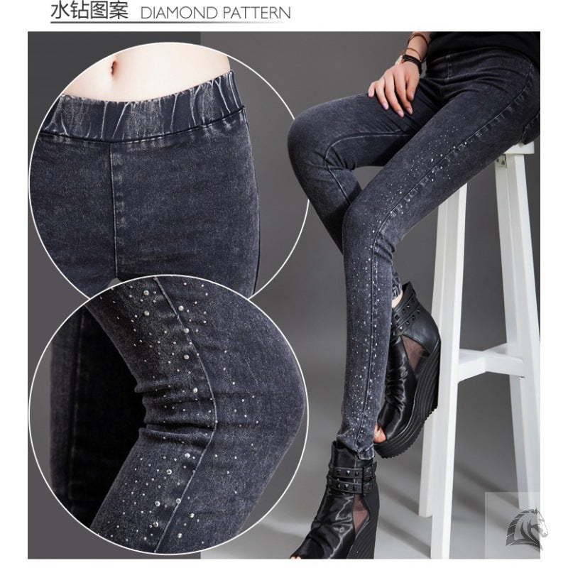Early Autumn Leggings Tight-fitting High-waisted SmallFfeet Pencil Korean Pants