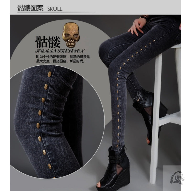 Early Autumn Leggings Tight-fitting High-waisted SmallFfeet Pencil Korean Pants
