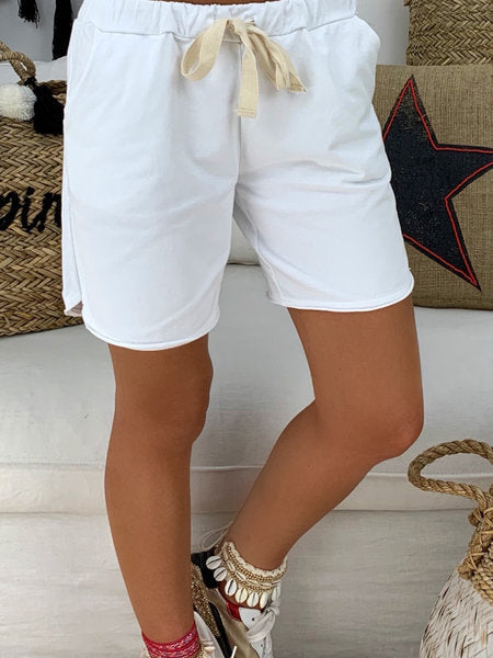 Ladies Cotton Washed Shorts