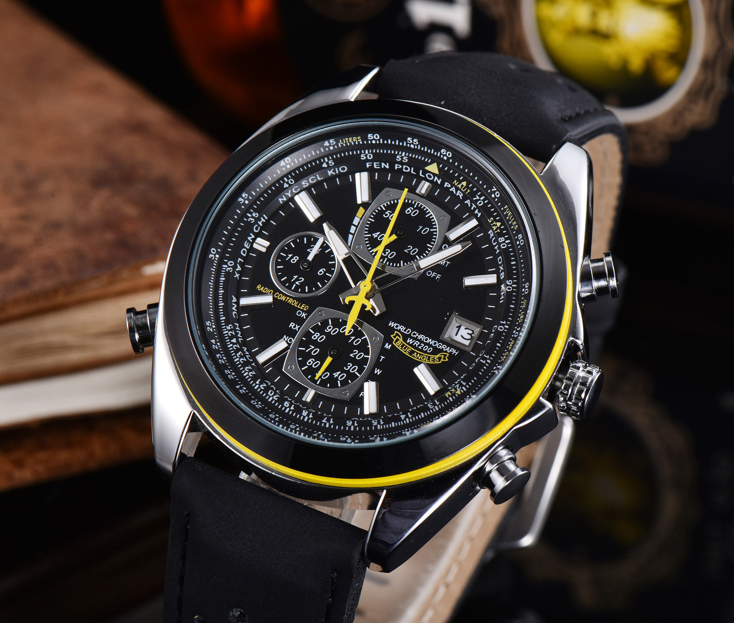 Stylish Men’s Quartz Watch with Leather Band – Casual & Elegant