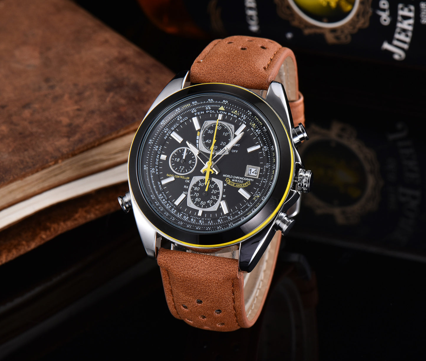 Stylish Men’s Quartz Watch with Leather Band – Casual & Elegant