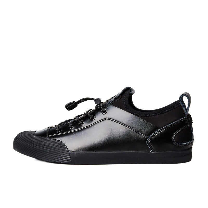 Men's Shoes Casual Lather Shoes Men's Korean Style Personality Young Student Loafers