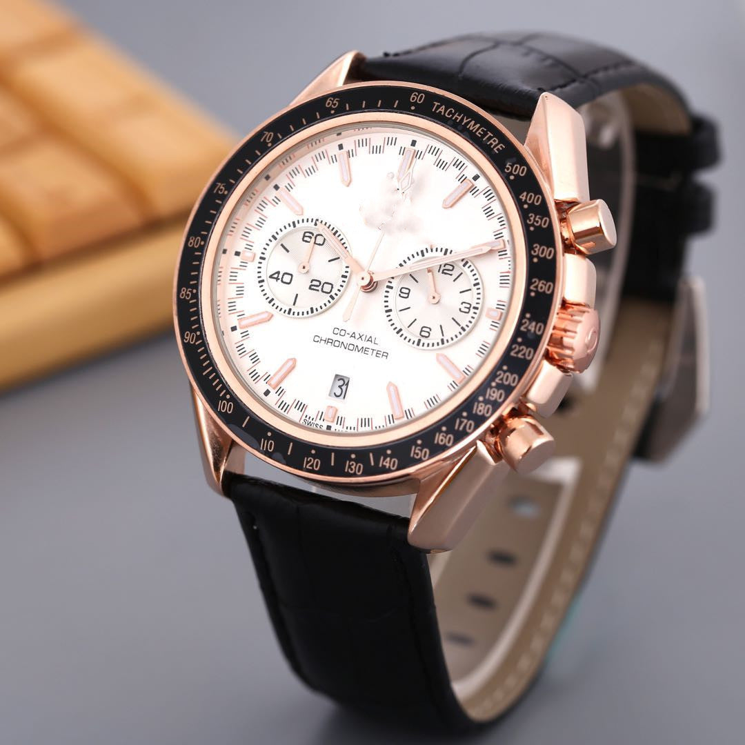 Foreign Trade Men's 5-Pin Quartz Second Running 007 Watch