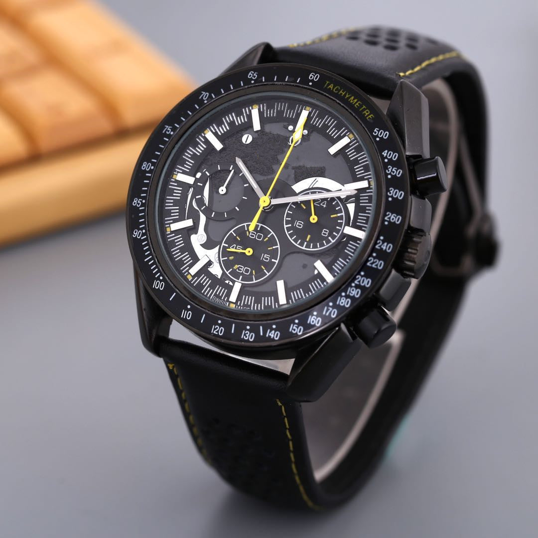 Foreign Trade Men's 5-Pin Quartz Second Running 007 Watch