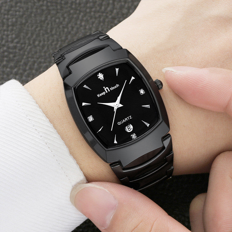 Ladies Tungsten Steel Couple Watch