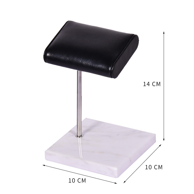 Natural Marble Watch Bracket Leather Display Props