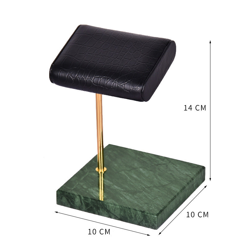 Natural Marble Watch Bracket Leather Display Props