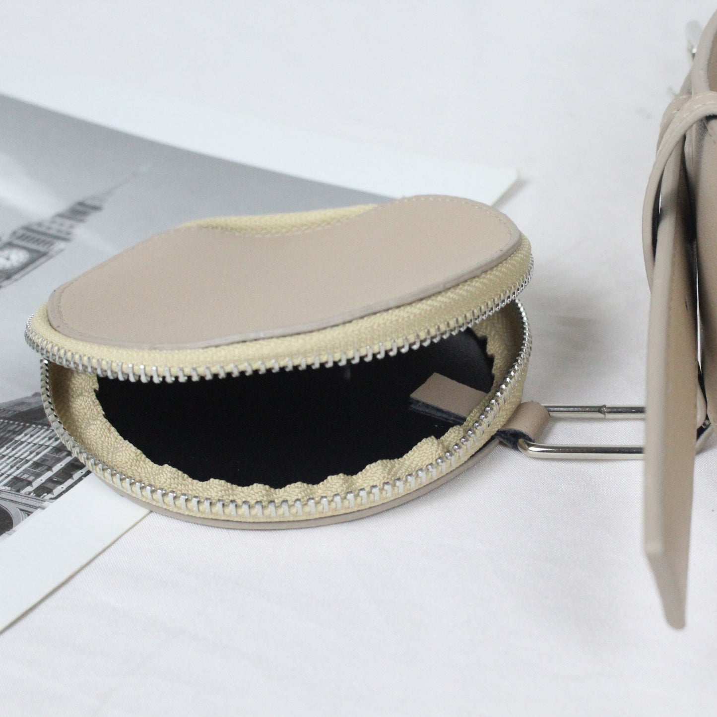 Irregular Ultra-wide Girdle Women's Small Round Bag Decoration