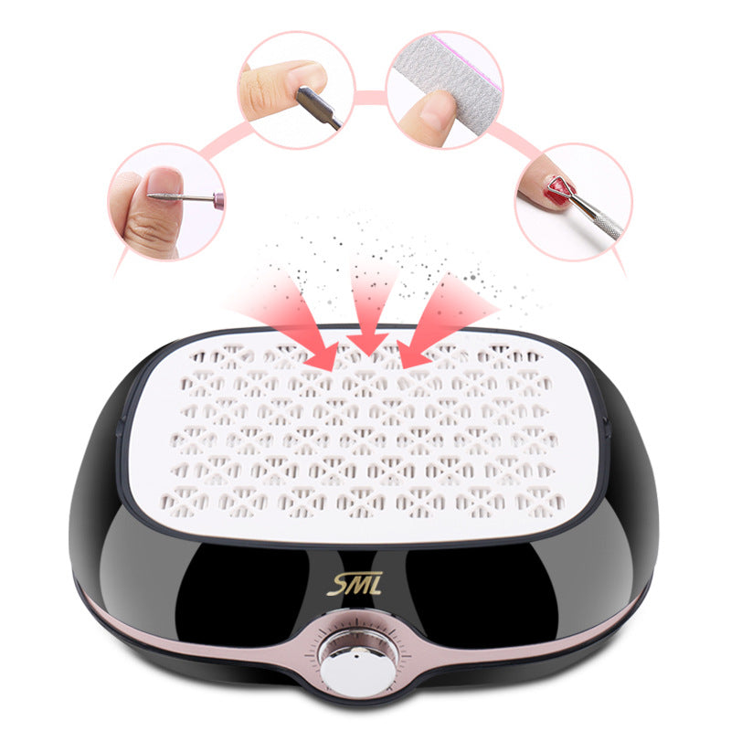 Manicure Dust Collector With Screw-on Filter