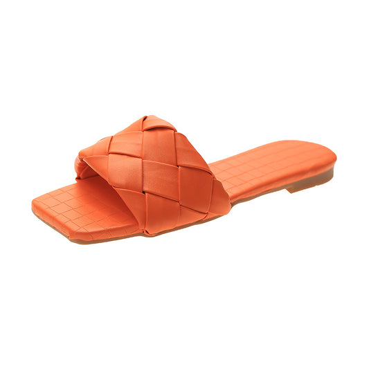 New Summer Flats Go With A Square Toe