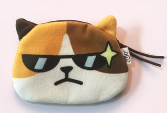 Cute Cat Face Expression Creative Cartoon Coin Purse