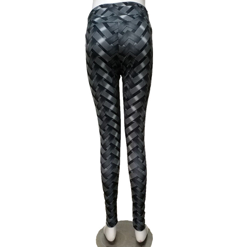 Metal Tire Slimming Yoga Pants Sweatpants