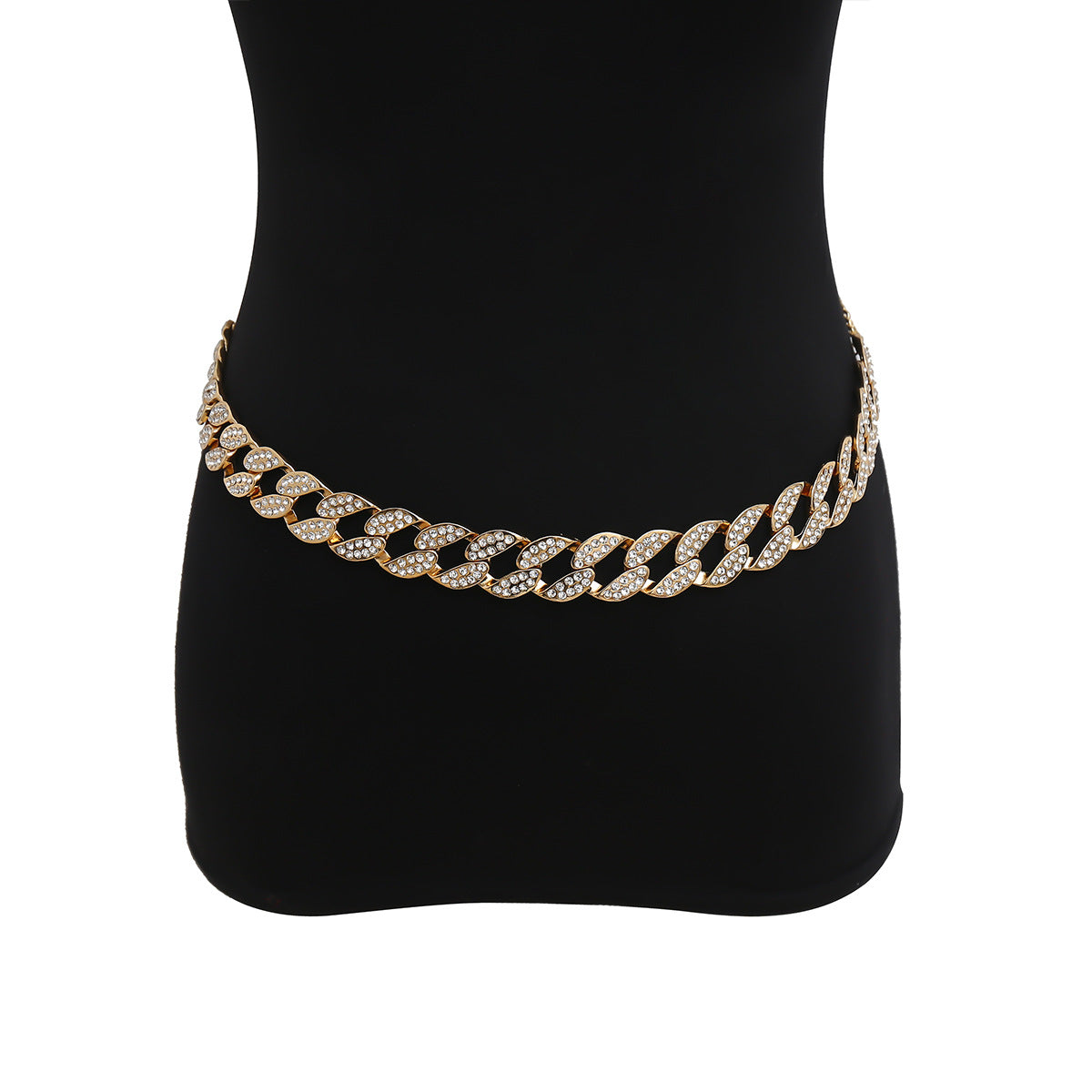 Generous Geometry Zircon Body Chain Waist Chain