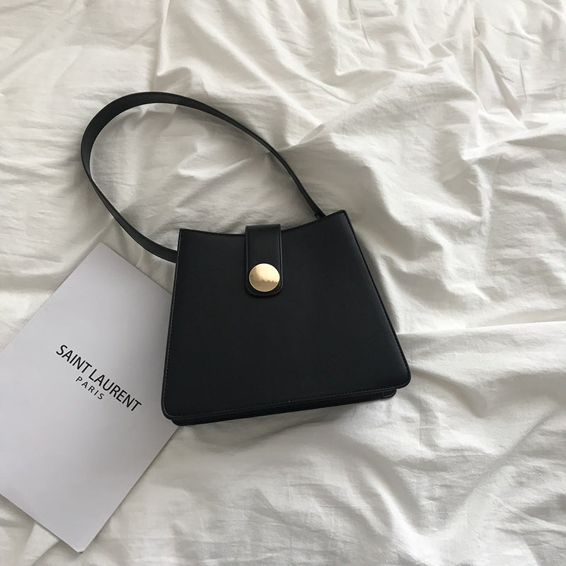 Retro Solid Color Simple Underarm Bag All-Match