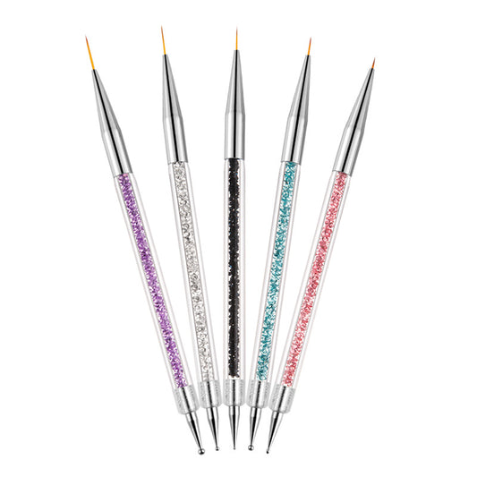 Nail Tools Double-headed Pointing Drilling Pen, Pointing Rhinestone Pen