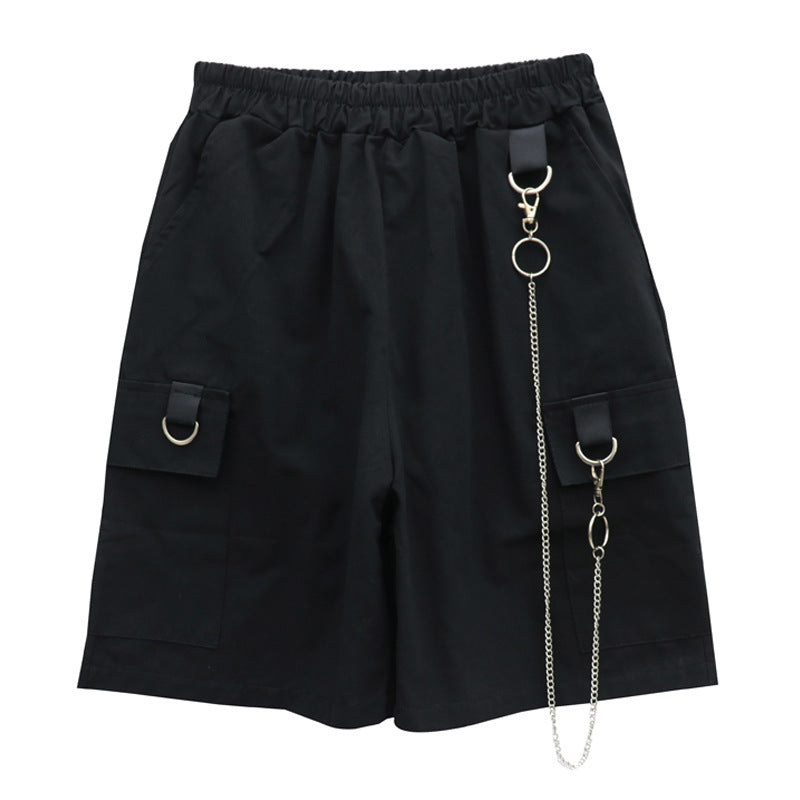 Tooling Five-point Casual Pants Women's Clothing