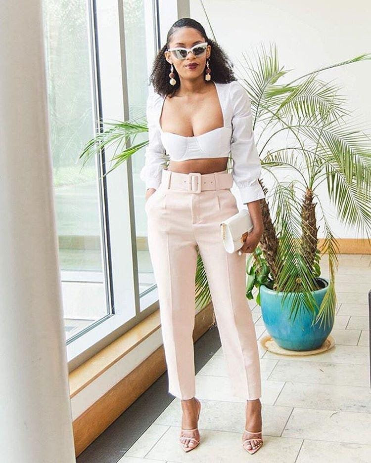 Fashion casual professional trousers